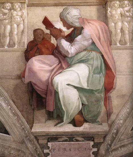 Michelangelo Buonarroti he Persian Sibyl